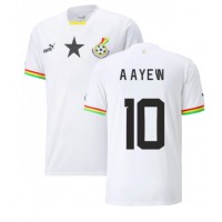 Camisa de Futebol Gana Andre Ayew #10 Equipamento Principal Mundo 2022 Manga Curta